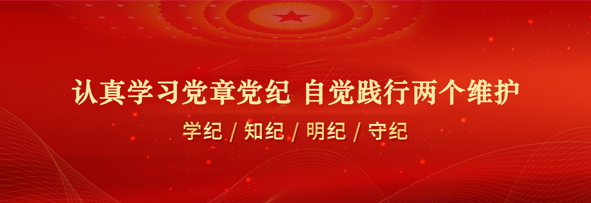 认真学习党章党纪 自觉践行两个维护